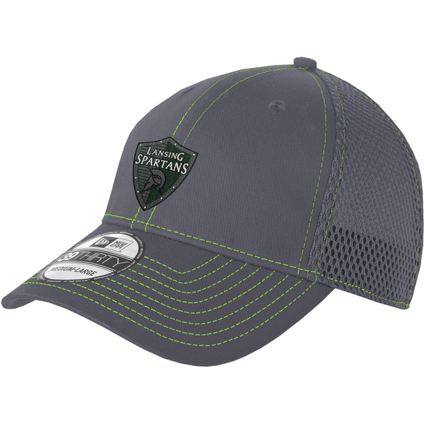 Lansing Spartans New Era Stretch Mesh Contrast Stitch Cap