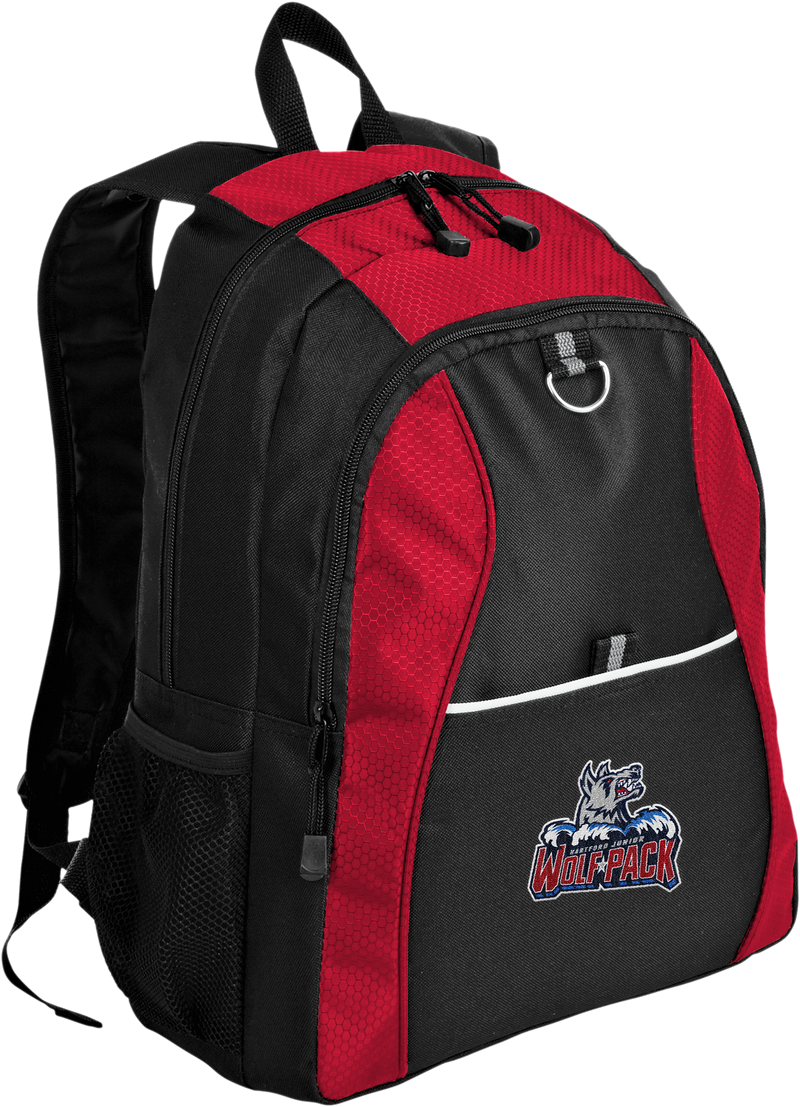 Hartford Jr. Wolfpack Contrast Honeycomb Backpack