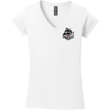 Grundy Senators Softstyle Ladies Fit V-Neck T-Shirt