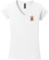 Biggby Bobcats Softstyle Ladies Fit V-Neck T-Shirt