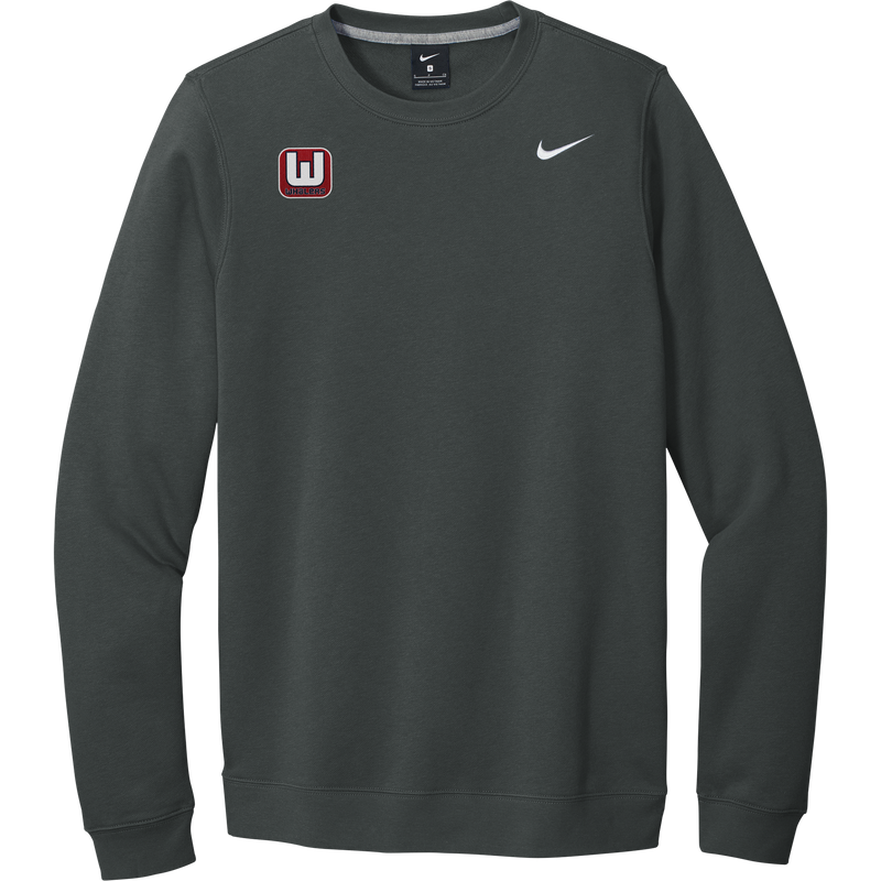 CT Whalers Tier 1 Nike Club Fleece Crew