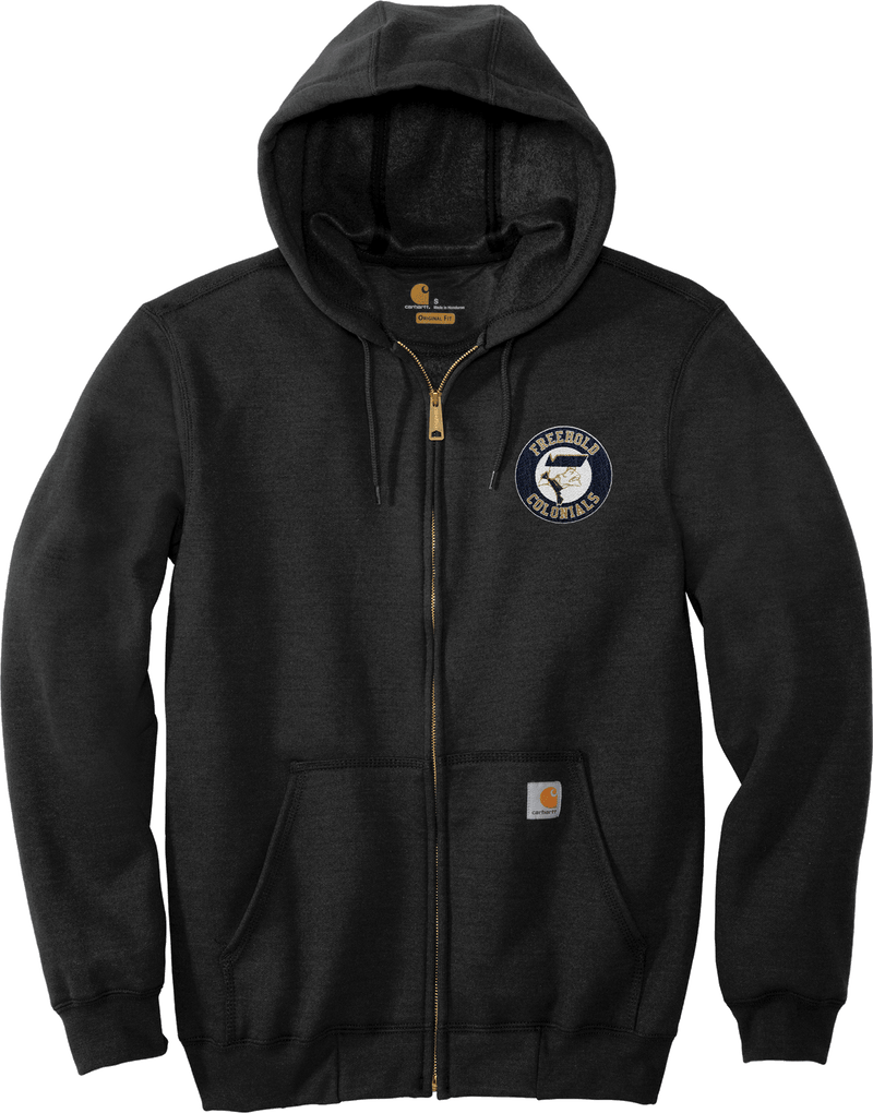 FRC Freehold Colonials Carhartt Midweight Hooded Zip-Front Sweatshirt