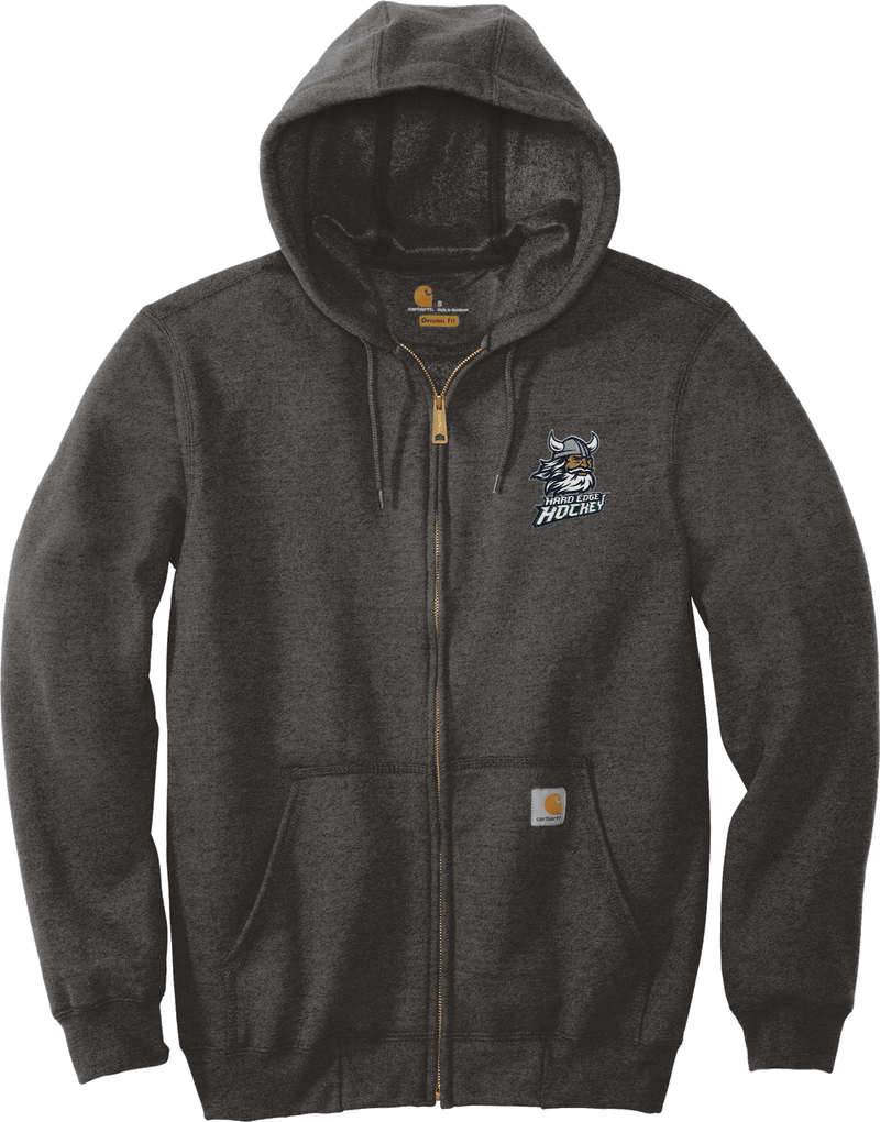 Hard Edge Hockey Carhartt Midweight Hooded Zip-Front Sweatshirt