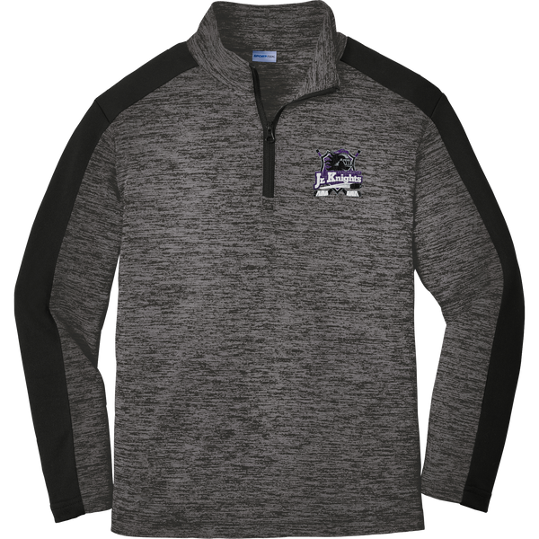 Old Bridge Jr. Knights Youth PosiCharge  Electric Heather Colorblock 1/4-Zip Pullover