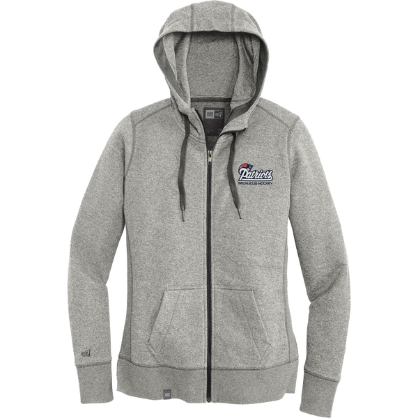 Secaucus Patriots New Era Ladies French Terry Full-Zip Hoodie