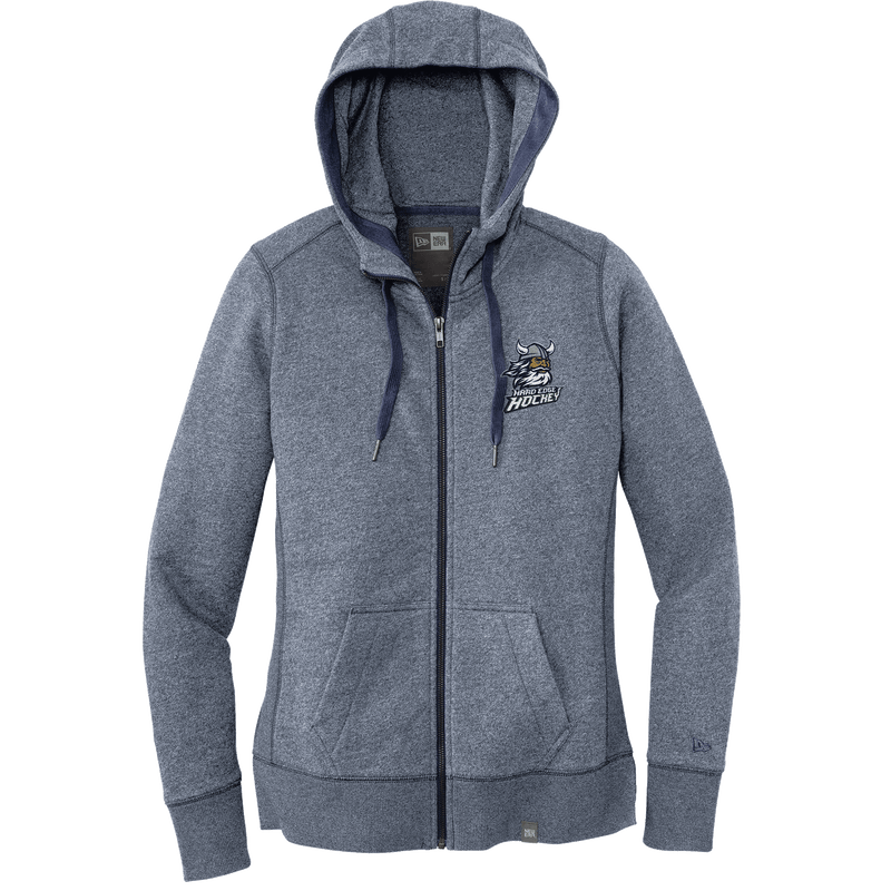 Hard Edge Hockey New Era Ladies French Terry Full-Zip Hoodie