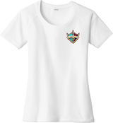 Delaware Ducks Ladies PosiCharge Tri-Blend Wicking Scoop Neck Raglan Tee