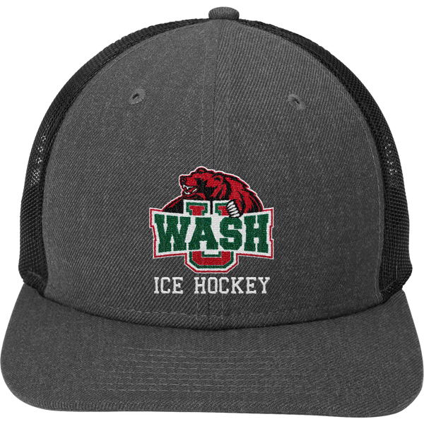 Wash U New Era Snapback Low Profile Trucker Cap