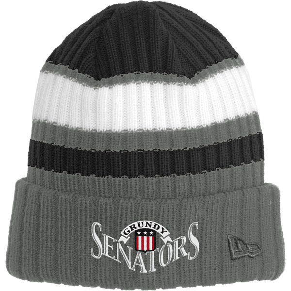 Grundy Senators New Era Ribbed Tailgate Beanie