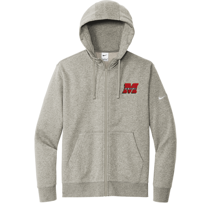 Team Maryland Nike Club Fleece Sleeve Swoosh Full-Zip Hoodie