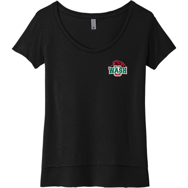 Wash U Womens Festival Scoop Neck Tee