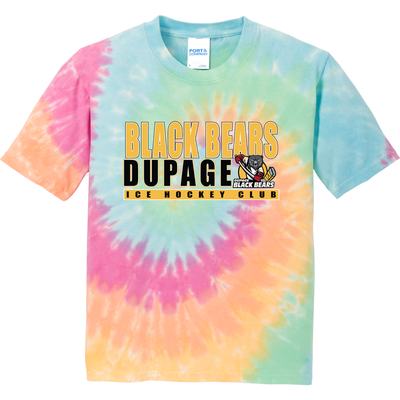 Dupage Black Bears Youth Tie-Dye Tee