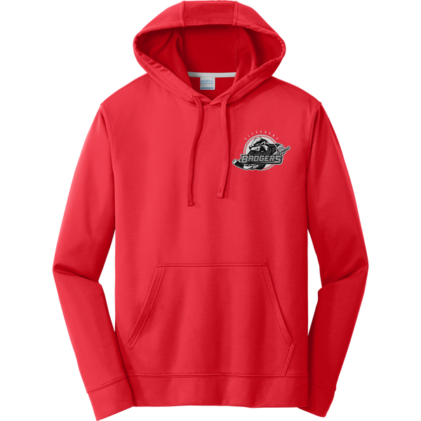 Allegheny Badgers Performance Fleece Pullover Hooded Sweatshirt