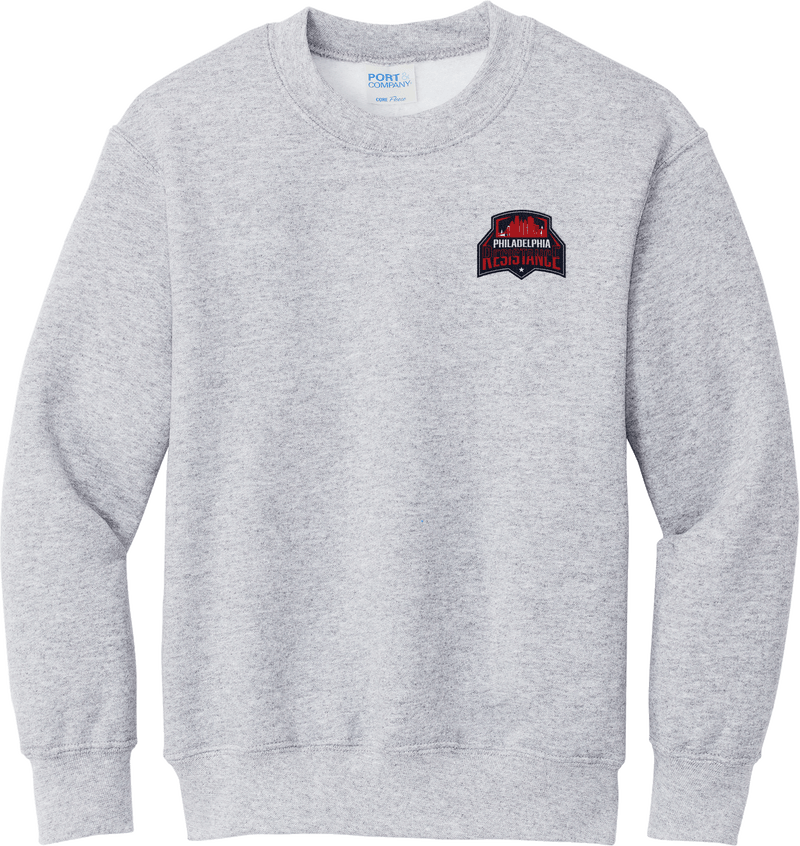 Philadelphia Resistance Youth Core Fleece Crewneck Sweatshirt