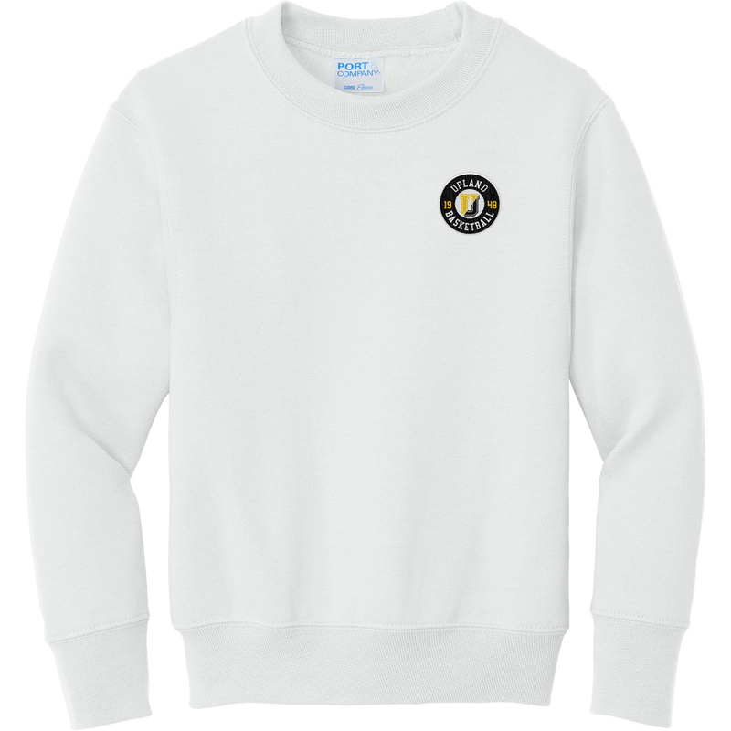 Upland Basketball Youth Core Fleece Crewneck Sweatshirt