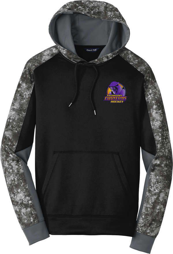 Youngstown Phantoms Sport-Wick Mineral Freeze Fleece Colorblock Hooded Pullover