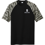 Midd South Athletics Drift Camo Colorblock Tee