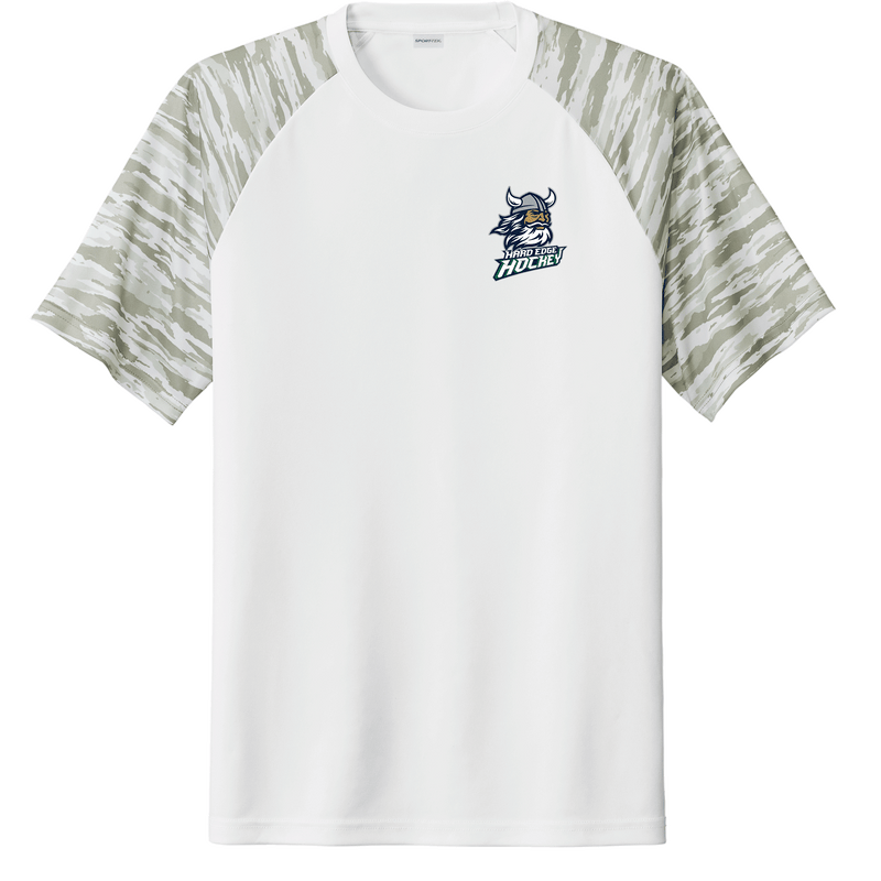 Hard Edge Hockey Drift Camo Colorblock Tee