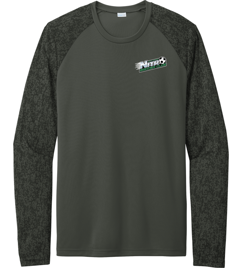 Nitro Soccer Long Sleeve Digi Camo Tee