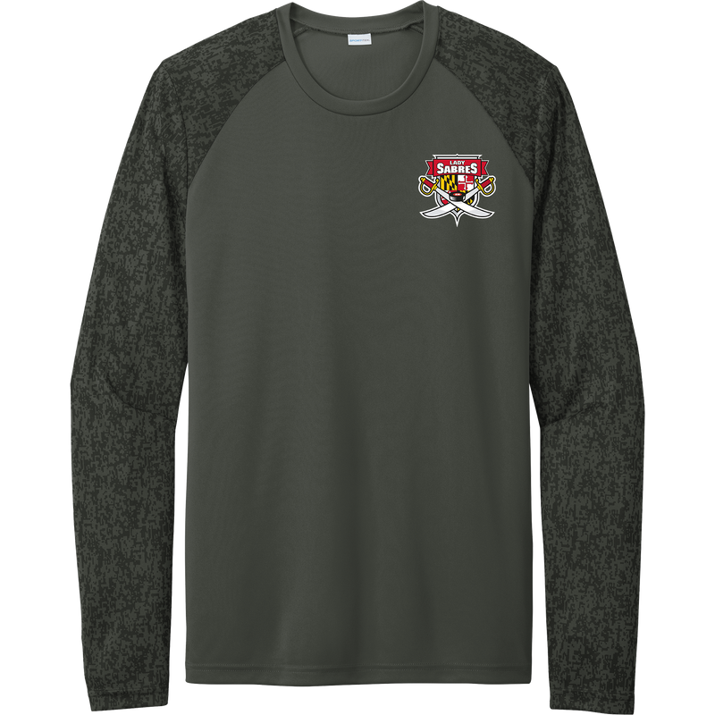 SOMD Lady Sabres Long Sleeve Digi Camo Tee