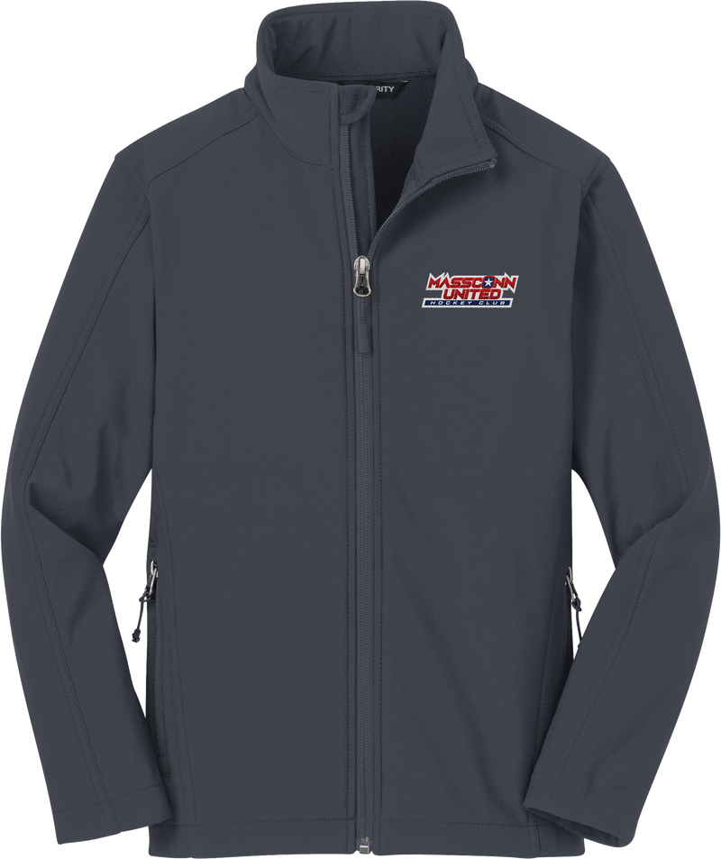 Mass Conn United Youth Core Soft Shell Jacket