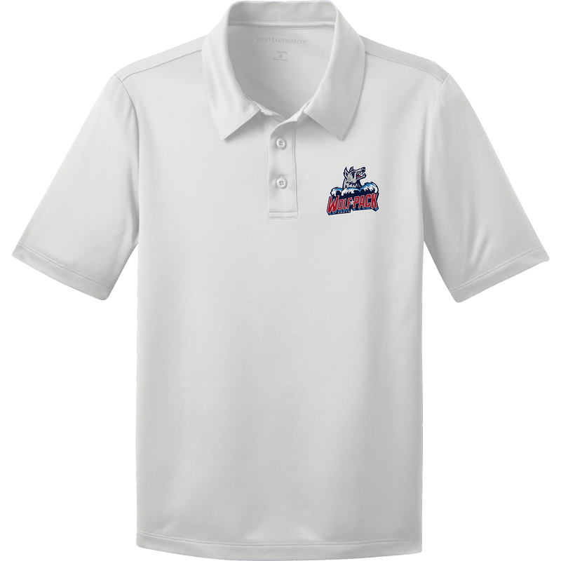 CT Wolfpack South Youth Silk Touch Performance Polo