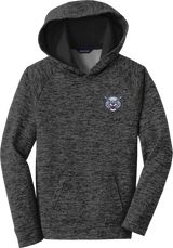 CT Bobcats Youth PosiCharge Electric Heather Fleece Hooded Pullover