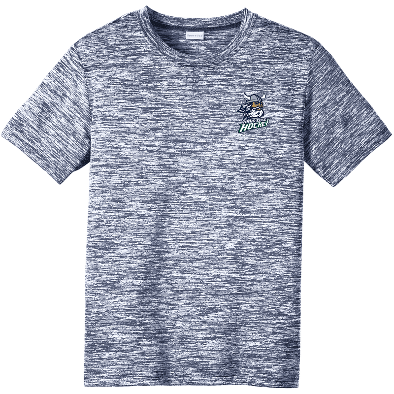 Hard Edge Hockey Youth PosiCharge Electric Heather Tee