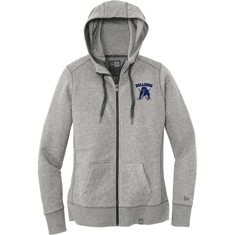 Chicago Bulldogs New Era Ladies French Terry Full-Zip Hoodie