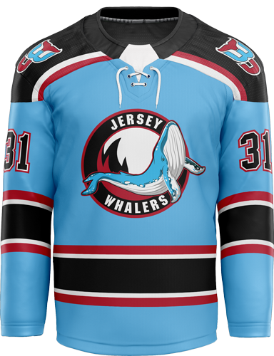 Jersey Shore Whalers Adult Goalie Sublimated Jersey